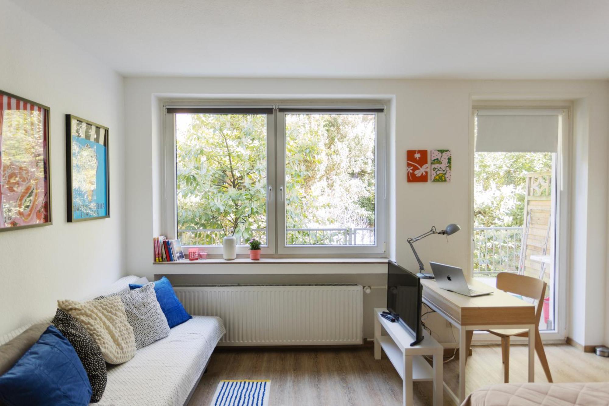 Central Apartment With Terrace And A Free Parking 뒤스부르크 외부 사진