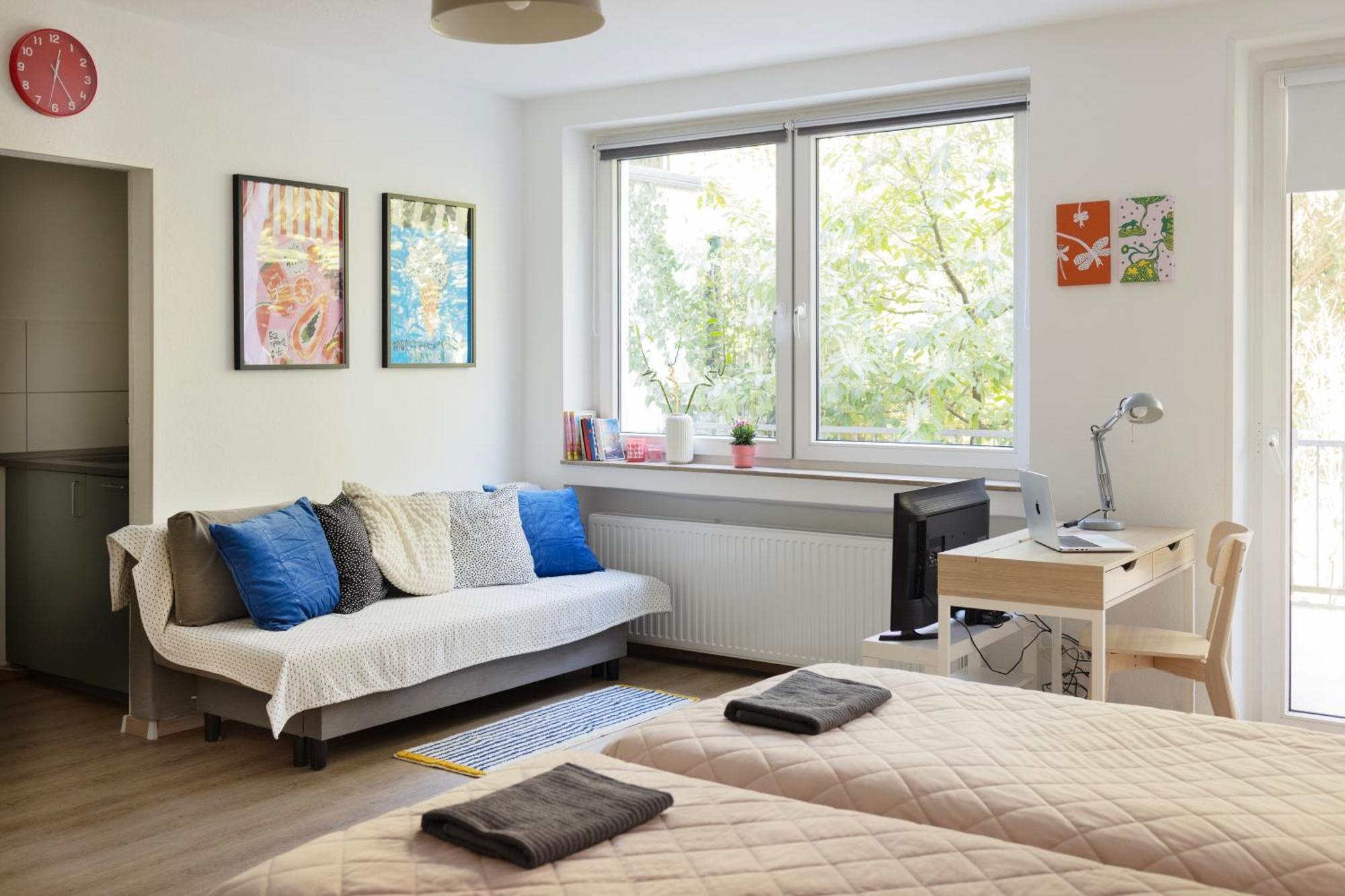 Central Apartment With Terrace And A Free Parking 뒤스부르크 외부 사진